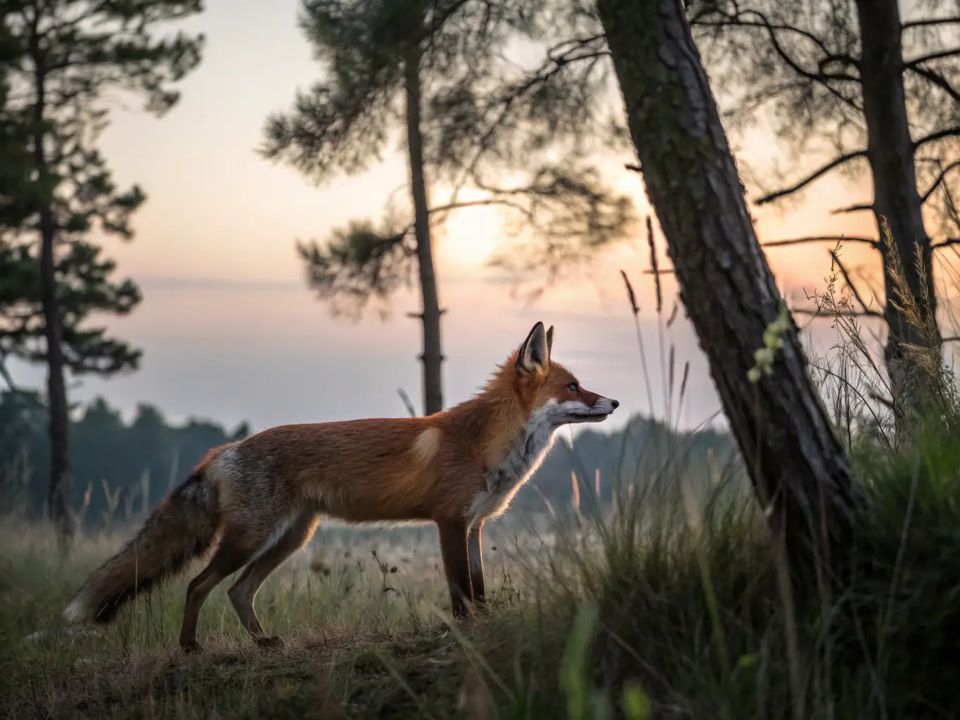 A close-up image of a healthy local animal species in its natural habitat, showcasing the positive results of the association's conservation efforts.